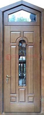 Железная дверь Винорит с фрамугой для частного дома ДФГ-34 в Архангельске