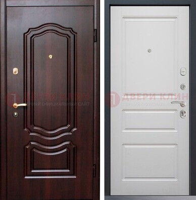 Квартирная металлическая дверь с МДФ ДМ-379 в Архангельске