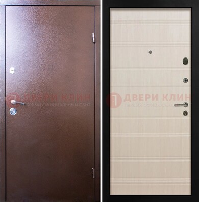 Входная дверь с порошковым покрытием и терморазрывом МДФ ДП-210 в Архангельске
