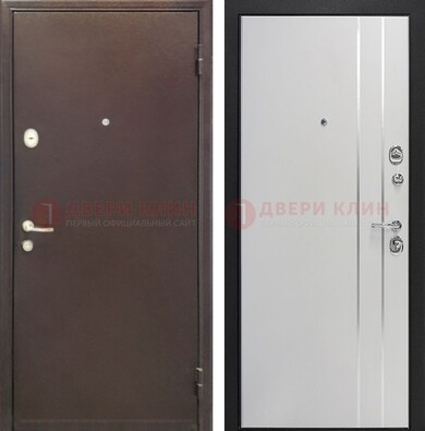 Входная дверь с порошковым покрытием с МДФ с молдингами ДП-232 в Архангельске