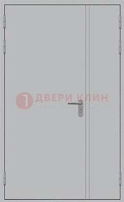 Белая противопожарная двупольная дверь ДПМ-02/30 в Архангельске