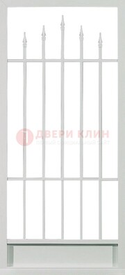 Светлая стальная решетчатая дверь с пиками ДР-21 в Архангельске