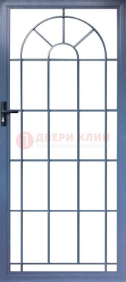 Синяя металлическая решетчатая дверь ДР-28 в Архангельске
