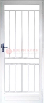 Железная решетчатая дверь белая ДР-32 в Архангельске