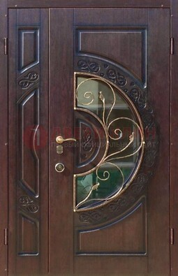 Полуторная железная дверь Винорит в классическом стиле ДСК-272 в Архангельске