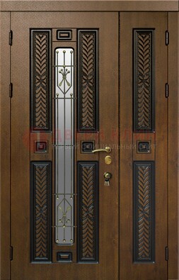 Полуторная входная дверь с виноритом ДВТ-169 в Архангельске