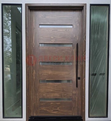 Железная дверь с виноритом и фрамугами ДВТ-189 в Архангельске